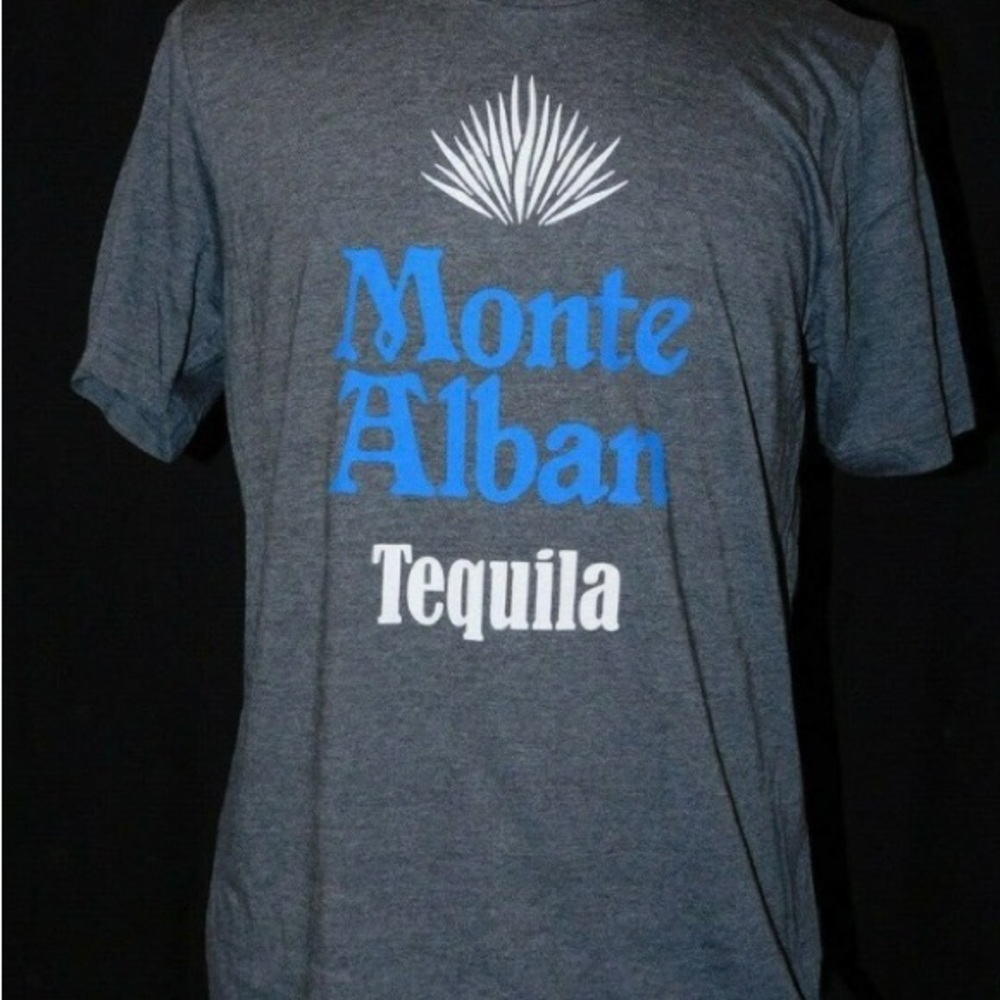 MONTE ALBAN TEQUILA CHARCOAL GRAY LG T-SHIRT